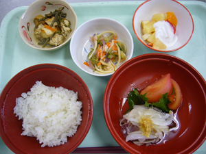 夕食